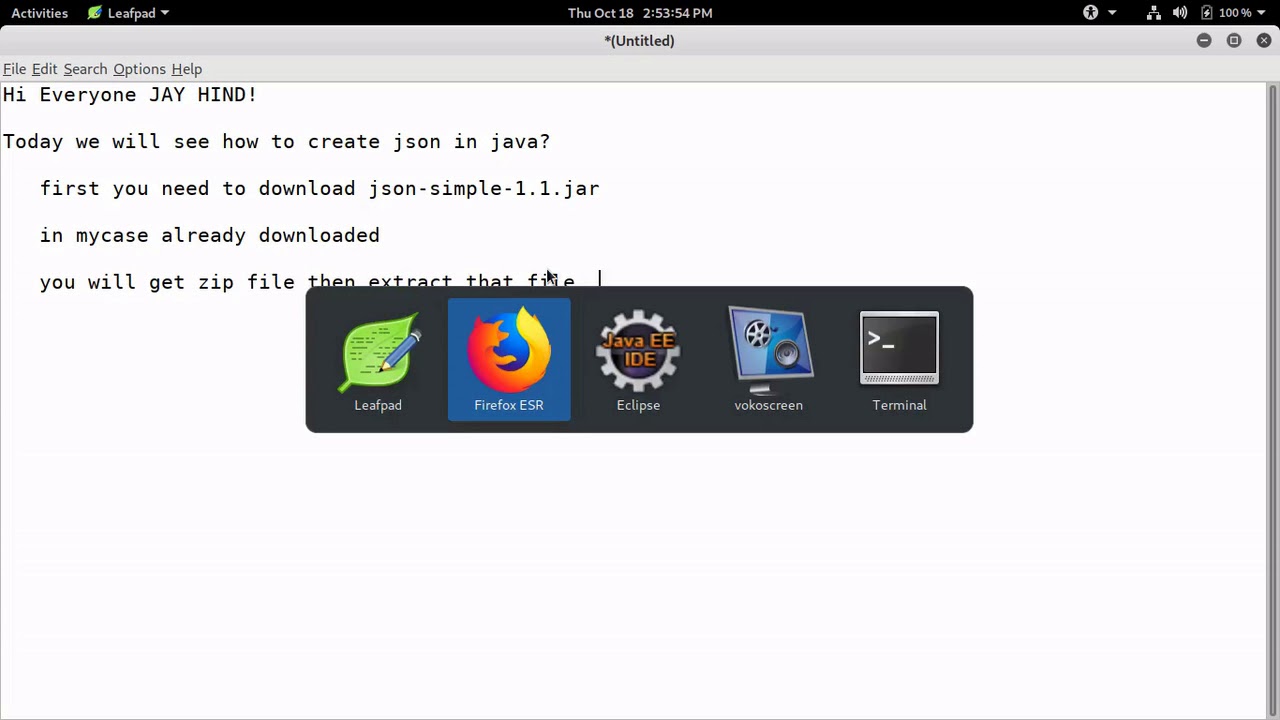How to create JSON format in java? - YouTube