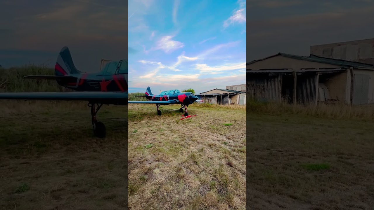 Yak 52 Warbird Radial Engine Cold Startup 