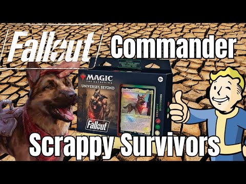Fallout Commander Deck Scrappy Survivors (AKA Dogmeat) - YouTube