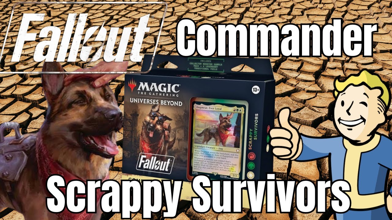Fallout Commander Deck Scrappy Survivors (AKA Dogmeat) - YouTube