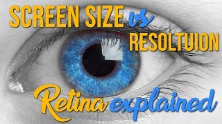 Screen Size vs Resolution - How to buy a display / monitor / TV - Apple's retina explained