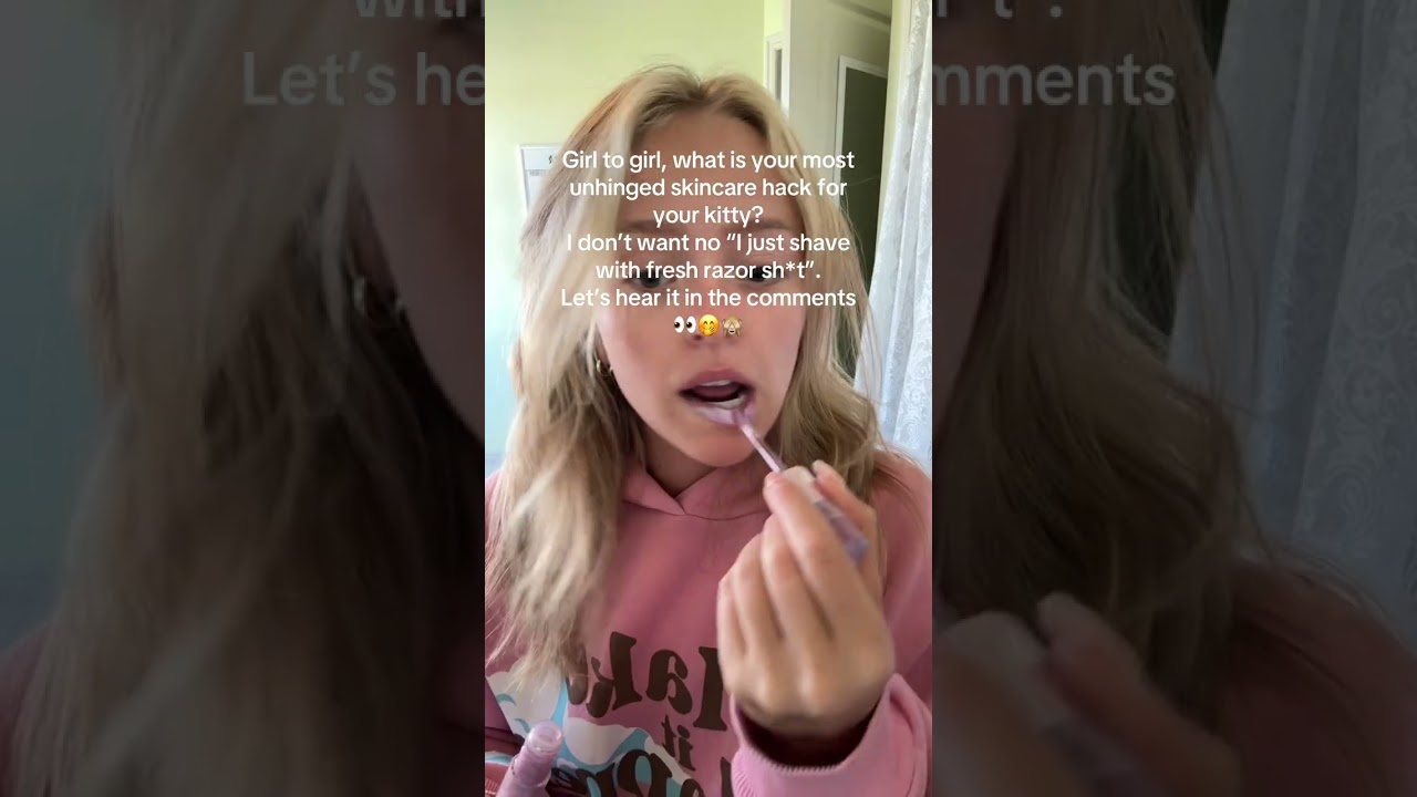 Mines simple, a natural hair removal cream and quit using men’s razors💕💋 