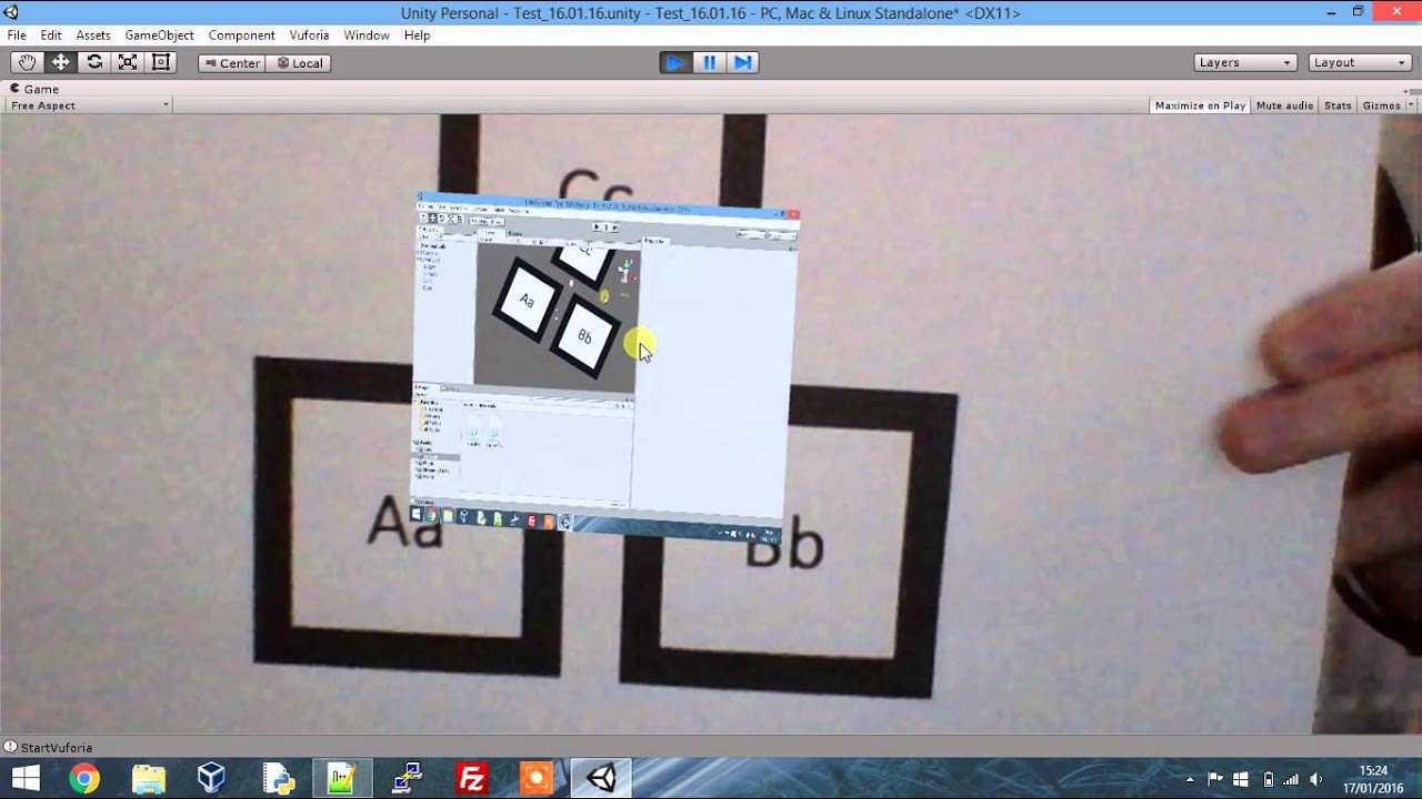 Augmented Reality using Multiple Markers in Unity #4 - YouTube
