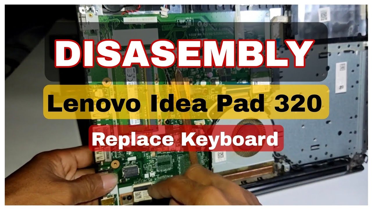 Disassembly Lenovo IdeaPad 320 | Replace Keyboard | Part "1
