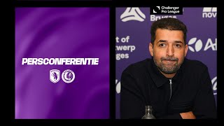 K. Beerschot V.a. Persconferentie Na Beerschot - Jong Gent 1-2.