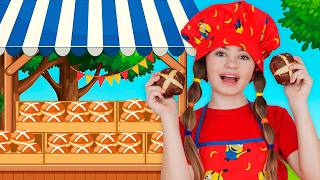 hot cross buns daily routine food songs kids 8 min nick