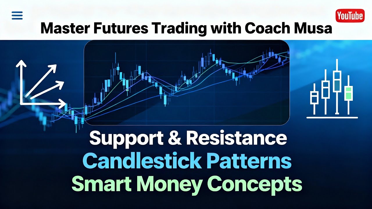 MasterFutures Trading with Coach Musa Support & Resistance Candlestick Patterns Smart Money Concepts