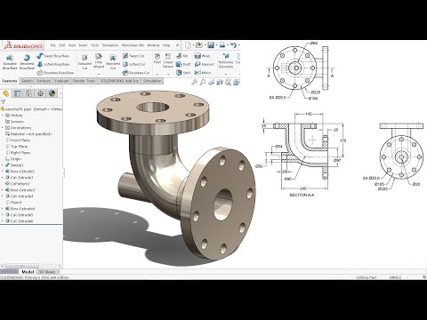 SolidWorks Tutorial for Beginners exercise 91