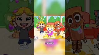 Tom Gets Random Guests! Everyone Dances 😱☕ #talkingtomandfriends #funny #gaming