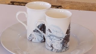 How to Marble Embellish Glasses and Cups