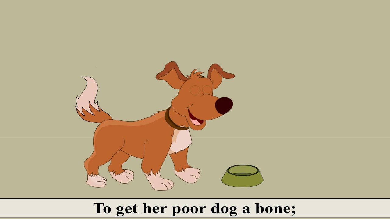 Old Mother Hubbord | Nursery Rhyme for Children | Kids Song