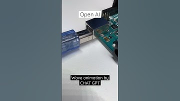 Mind-boggling ChatGPT Arduino Wave Project with LED Matrix #arduino #chatgpt #electronics #engineer