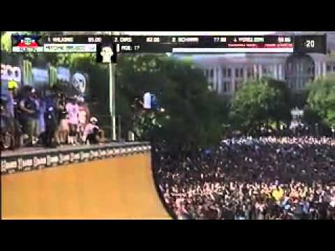 Mitchie Brusco scores 81.0 in Skateboard Vert Round One