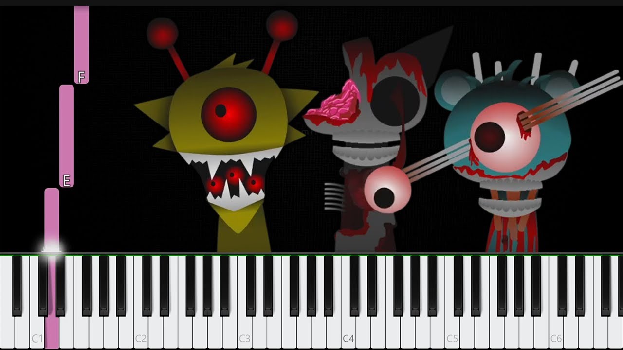 Sprunki Phase 10 Sounds 👉 Piano Tutorial