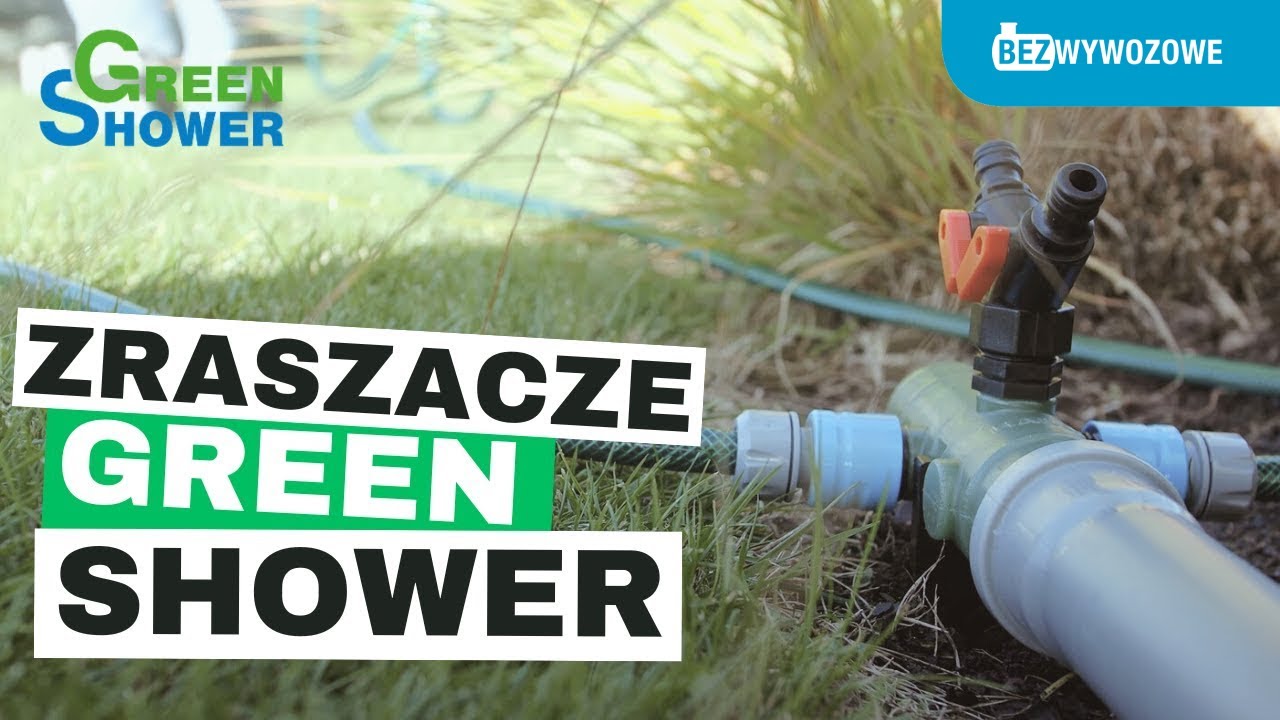 Zraszacze GREEN SHOWER w BEZWYWOZOWYCH oczyszczalniach BEF
