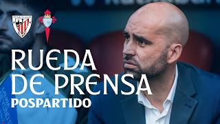 Claudio Giráldez: "Queremos cerrar el año como se merece en Abanca Balaídos" | Celta