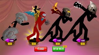 UNLOCK 4 GIANT BOSS SUPER DESTROY ALL STICKMAN ENEMY | HACK STICK WAR LEGACY