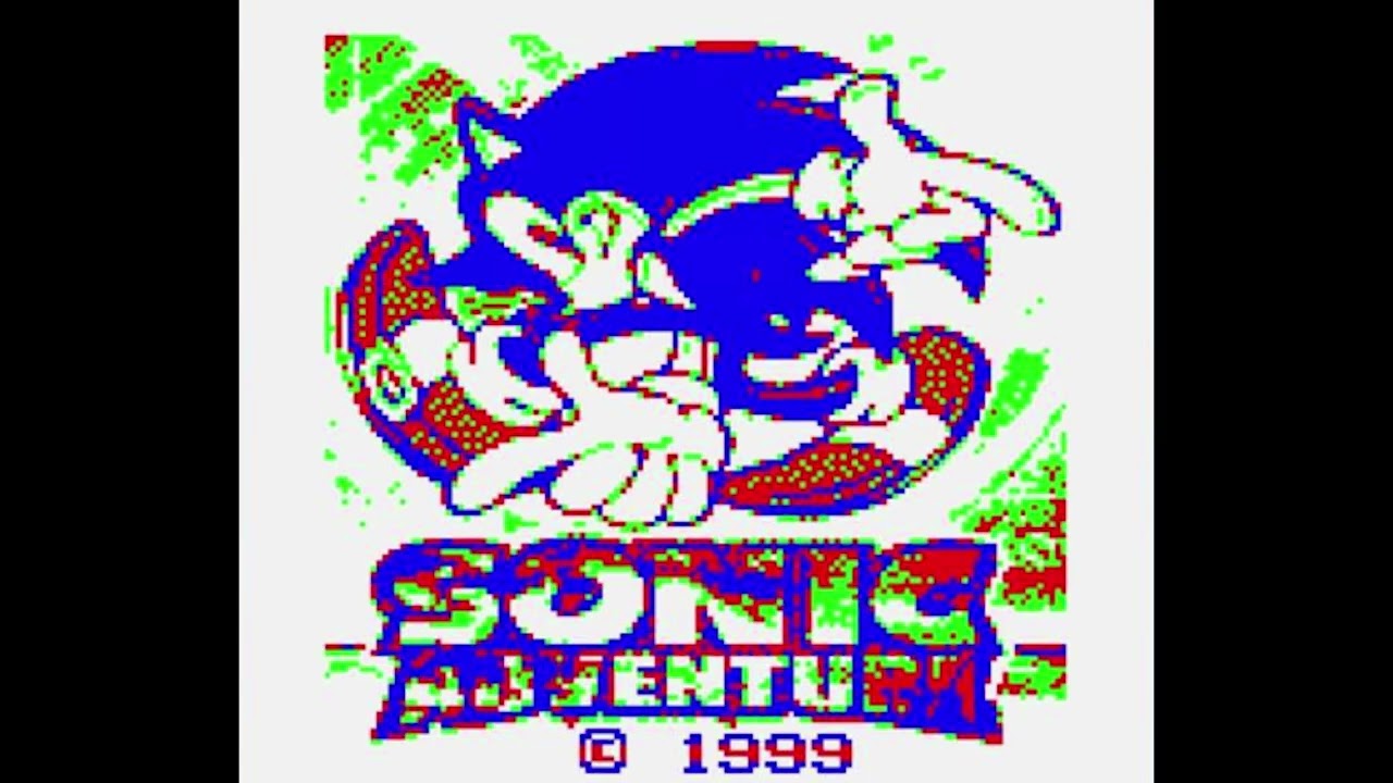 Sonic Adventure 7 (Unlicensed Gameboy Color Game) - Title Card