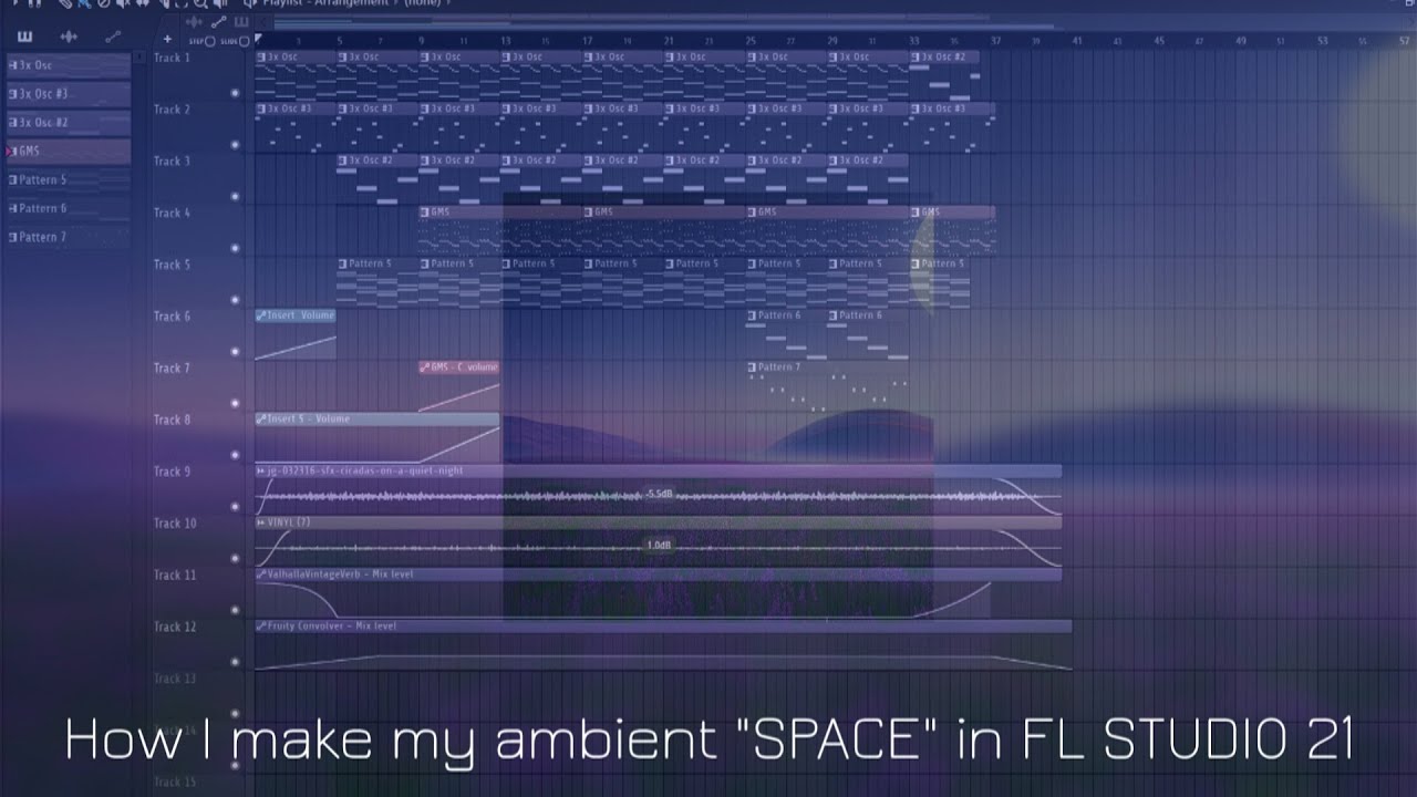 HOW I MAKE MY AMBIENT "SPACE" IN FL STUDIO 21 | LXGIØN - SPACE (ambient ...