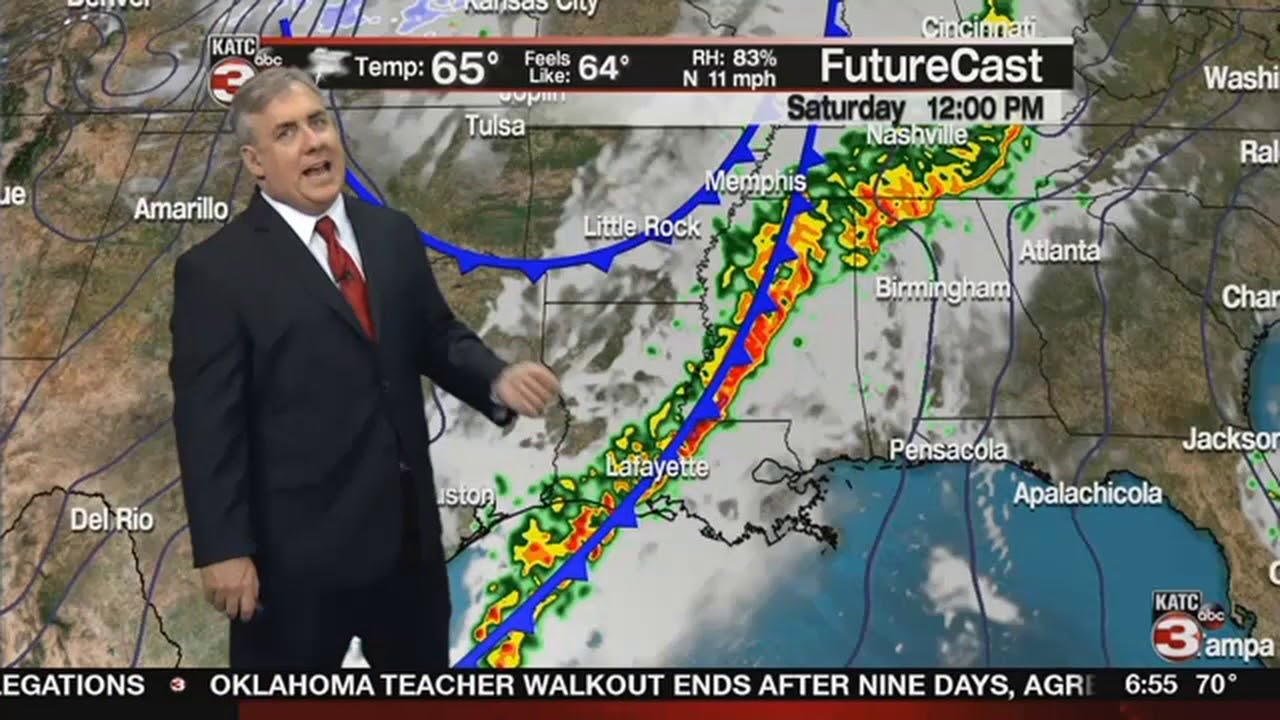 Dave's Weather Forecast 4/13/18 YouTube