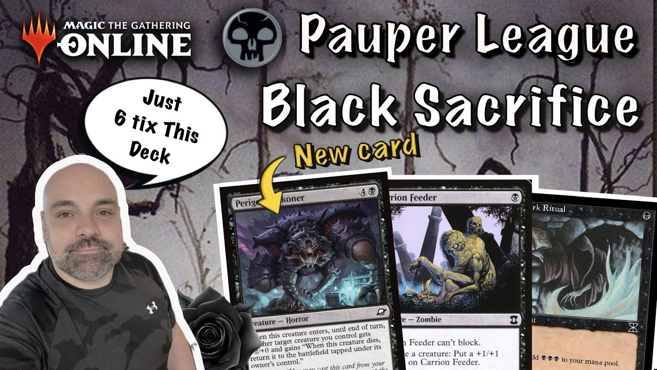 💀🖤 Mono Black Sacrifice [Pauper League] | Budget Deck That Actually Wins!