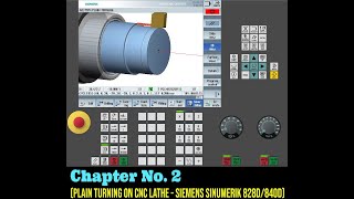 PLAIN TURNING on CNC Lathe using Siemens Sinumerik 828d or 840d (Cycle 951)