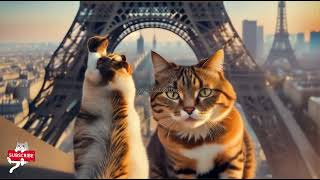 Bon Voyage, Meowsieur! A Cat's Trip to France - Ai Cat Travel Vlog 07