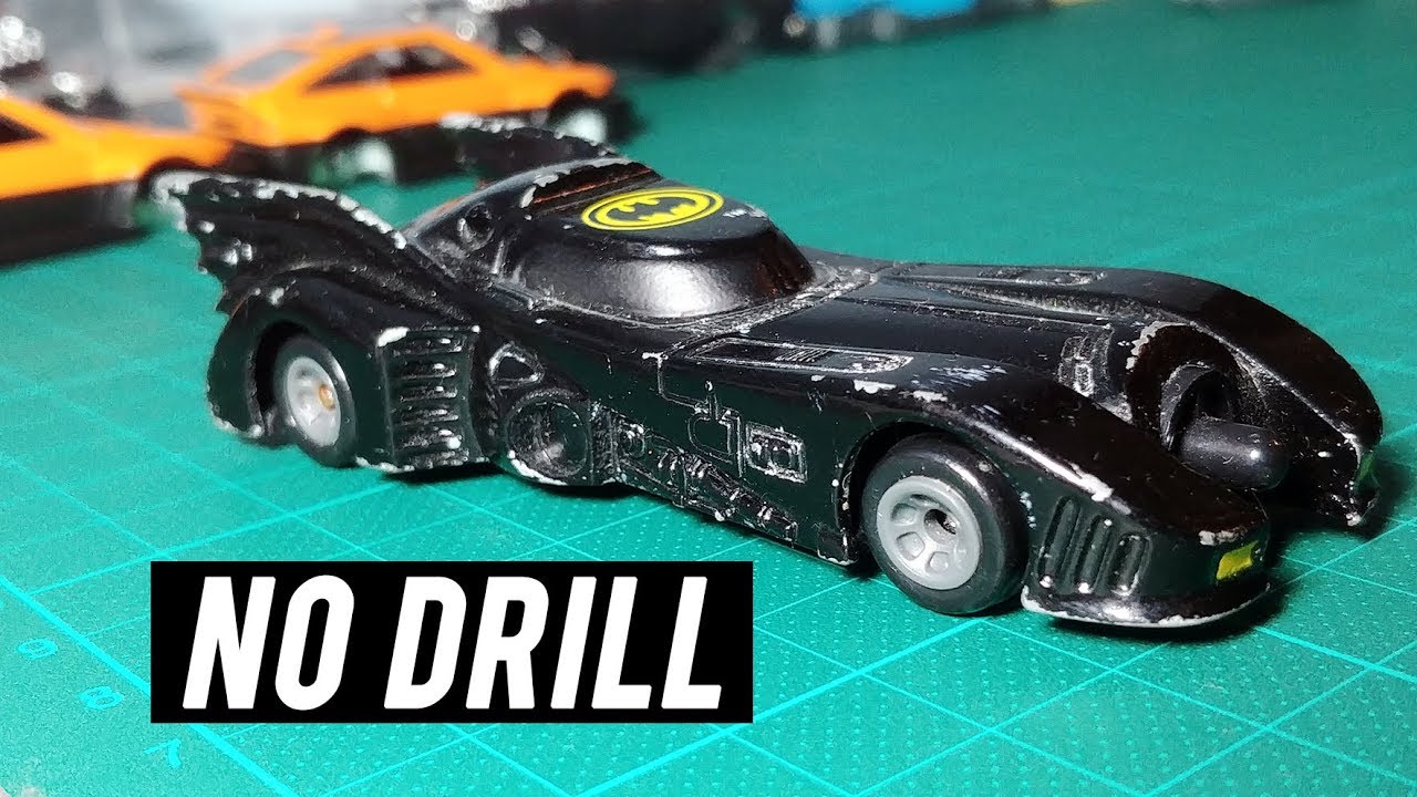 ERTL Batmobile, Repaint, No Drill (works on Hot Wheels) - Diecast Repairs | Episode 1
