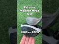 TaylorMade Pittsburgh Persimmon 1980 vs Sim2 from 2020 Driver Test. Retro vs Modern #golf #golfer