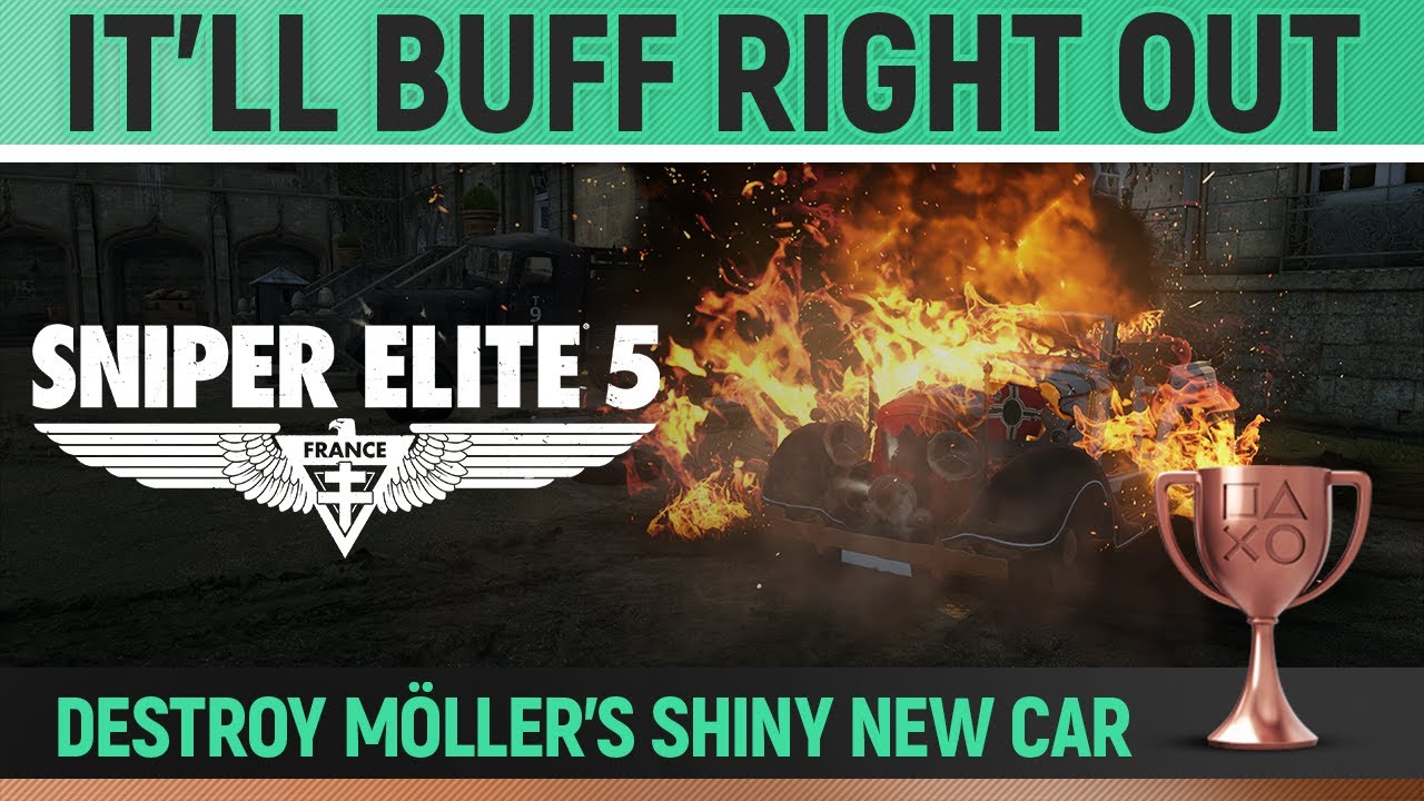 Sniper Elite 5 - It'll Buff Right Out 🏆 Trophy / Achievement Guide (Mission 2)