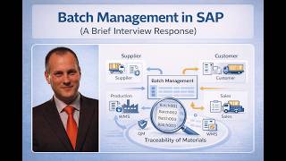 Batch Management in SAP. A brief interview response.