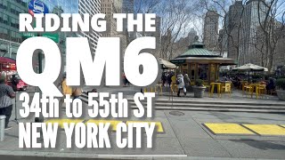 RIDE THE QM6 Express Bus in NYC with me