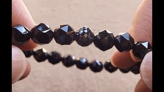 【豪華絢爛】ブラックダイヤモンドを使用したブレスレット