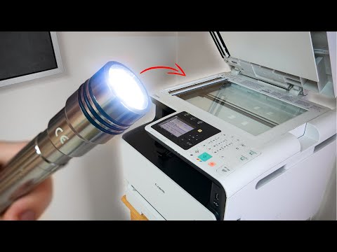 What happens if you photocopy a flashlight [interesting]