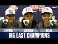 Sarah Strong, KK Arnold &amp; Azzi Fudd after capturing Big East tournament title: 'Job's not done yet'