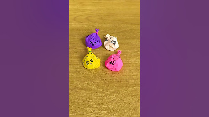 DIY Balloon Pufferfish 🐡 ~ Blowfish