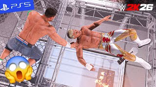WWE 2K26 - John Cena vs. Cody Rhodes - Hell in a Cell Match | PS5" [4K60] screenshot 5