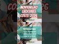 Montenegro groceries costs 2026 | The Montenegro Insider #europe #costofliving #montenegro