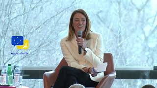Roberta Metsola Engages Future Leaders: Navigating EU-UK Relations and Global Partnerships