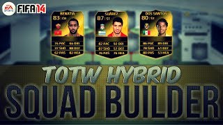 1 MILLION COIN TOTW HYBRID SQUAD BUILDER! w/ IF SUAREZ AND IF DOS SANTOS | FIFA 14 Ultimate Team
