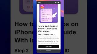 How to Lock Apps on iPhone #screentime #smartphone #iphone #tips #tech #digitalwellness #techtok