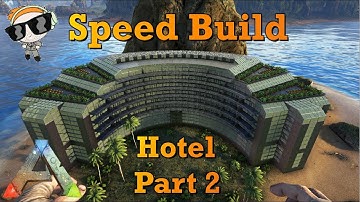ARK Hotel Build Part 2 || NO MODS || Advanced Circle Building