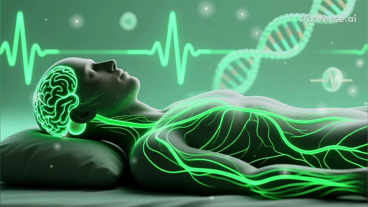 Deep Theta Brainwave Meditation | 528Hz & 741Hz for Nervous System Healing 🌿