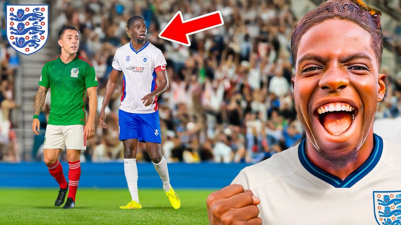 I Played For England In A World Cup Football Match vs MEXICO