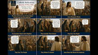 Catholic Reflections – Saturday 30 May 2026, Saturday of week 8 in Ordinary Time, Mark 11:27-33