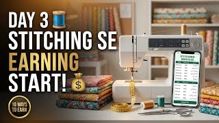 10 Ways to Earn | Day 3: Stitching Service Se Earning Start 💰 | My Earning Journey screenshot 1