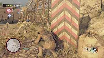 Sniper Elite 4 Multiplayer CTF Railyard 23-7