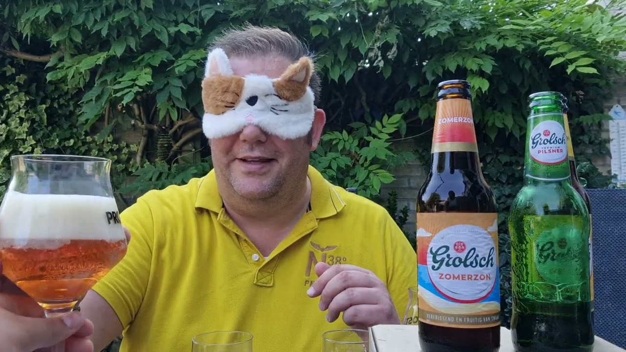 Grolsch Challenge - 4 bieren blind proeven (Pils, Weizen, Lentebok en Zomerzon)