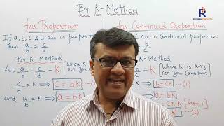 Ratio and Proportion ( Introduction to K- Method )