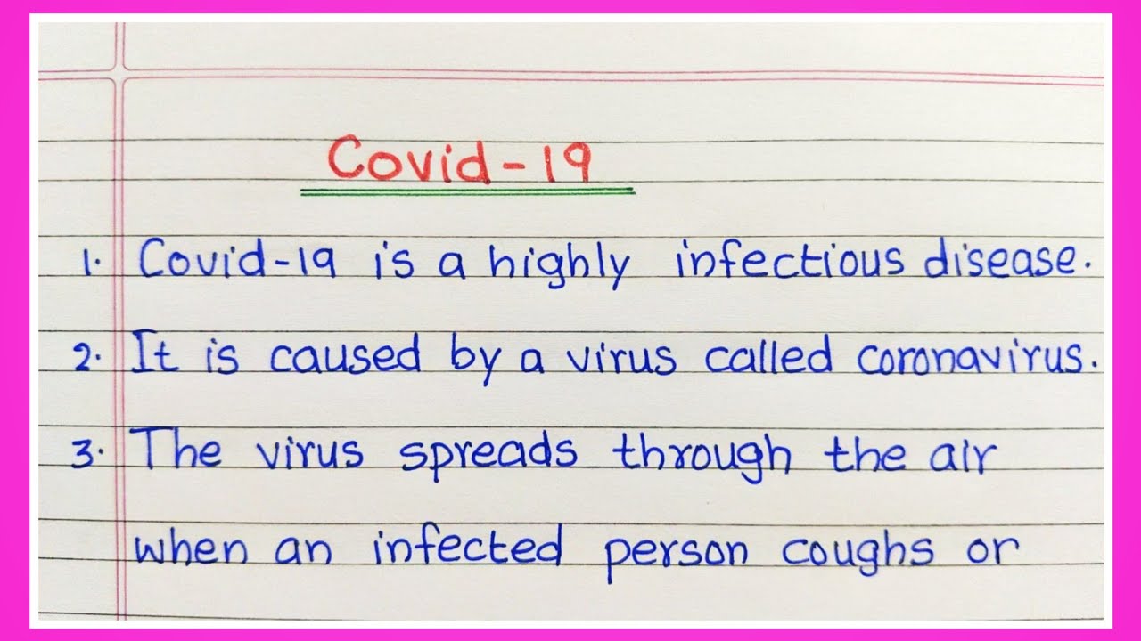 10 Lines on Covid-19 in English | About Covid-19 10 Lines in English | Few Lines on Covid-19 Essay